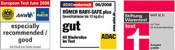 Результаты краш-тестов Romer Baby-Safe Plus