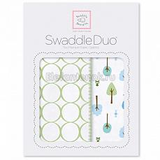 SwaddleDesigns Набор пеленок Swaddle Duo KW Cute & Wild