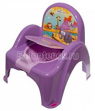 Tega Baby Детский горшок-стульчик антискользящий Safari Фиолетовый