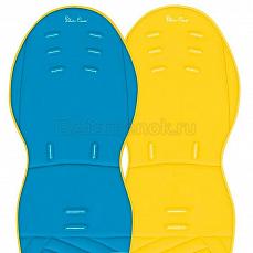 Silver Cross Матрасик двухсторонний для колясок Surf Whit, Waifare и Pioneer  Yellow/Sky Blue