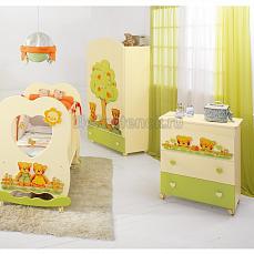 Baby Expert Cuore  детская комната (3 предмета) Крем\зеленый