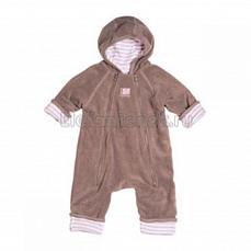 Red Castle Zip up Size1 TAUPE/Pink-white stripes