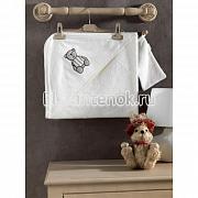 Kidboo Little Bear полотенце-уголок + варежка