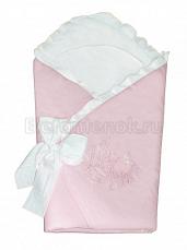 Ceba Baby Одеяло-конверт Little Angel white-pink вышивка W-810-008-007