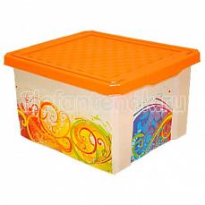 Plastik Репаблик ящик для хранения Optima Брызги 12 литров