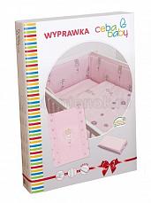 Ceba Baby Layette Daisies pink W-816-043-130