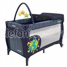 Asalvo Travel Cot Mix Plus Animals Of The World