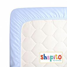 Giovanni Shapito Solid простыня на резинке 160x80 см Shapito Blue 