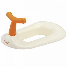 Combi Toilet LO (сидушка) белая с оранжевой ручкой