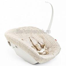 Stokke Tripp Trapp Newborn Textile Set Beige Check 