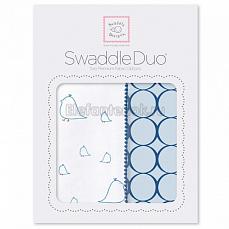 SwaddleDesigns Набор пеленок Swaddle Duo BL Big Chickies