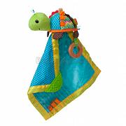 Infantino Развивающая игрушка "Черепашка с голубым платочком"