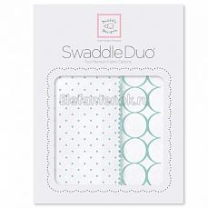 SwaddleDesigns Набор пеленок Swaddle Duo SC Classic