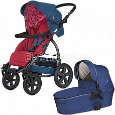 X-Lander X-A (XA) 2 в 1 Berry Red + люлька Night Blue