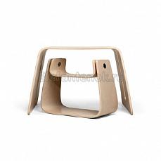 Leander Комплект стол и два стульчика White Wash (арт.600000-01)