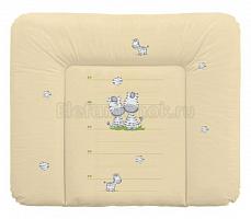 Ceba Baby Матрац пеленальный 70*85 см мягкий на комод Zebra yellow W-134-002-141