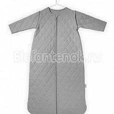 Jollein Спальный мешок со съемными рукавами (хлопок) Grey (Серый) 70 см