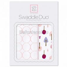 SwaddleDesigns Набор пеленок Swaddle Duo PP Cute & Wild