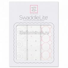 SwaddleDesigns Набор пеленок SwaddleLite Sparklers Pink