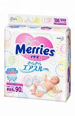 Merries эконом подгузники для детей Для новорожденных 0/5 кг 90 шт