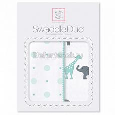 SwaddleDesigns Набор пеленок Swaddle Duo SC Circus Fun