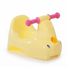 Little Angel Детский горшок-игрушка Грузовичок Желтый пастельный