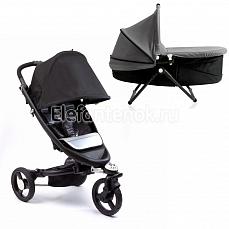 Bloom Zen stroller (Блум Зен Строллер 2 в 1) Monochrom (монохром) +серый