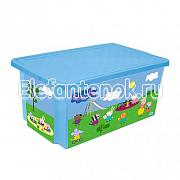 Plastik Репаблик ящик для хранения игрушек X-BOX  Свинка Пеппа, 57л, на колесах