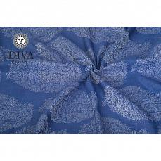 Diva Linen слинг-шарф (лён-хлопок) Azzurro Linen 4,2 м