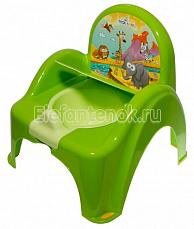 Tega Baby Детский горшок-стульчик антискользящий Safari Зеленый