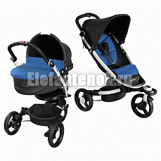 Recaro BabyZen 3 в 1 Black/Blue светлая рама (двусторонняя обивка)