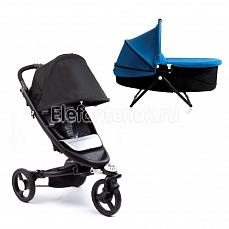 Bloom Zen stroller (Блум Зен Строллер 2 в 1) Monochrom (монохром) +синий