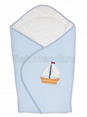 Ceba Baby Одеяло-конверт Marine Blue вышивка W-810-010-161