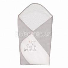 Ceba Baby Одеяло-конверт Papa Bear Grey вышивка W-810-004-260