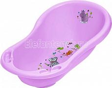 ОКТ Детская ванночка Гиппопотамчик 84 см Фиолетовая