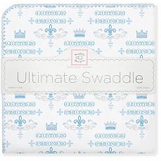 SwaddleDesigns Фланелевая пеленка для новорожденного PB Little Prince