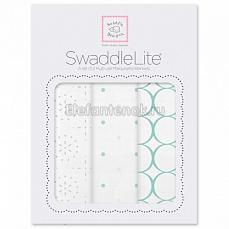 SwaddleDesigns Набор пеленок SwaddleLite Seacrystal Sparklers Lite