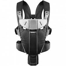 Baby Bjorn Carrier Miracle Black/Silver (Cotton Mix)