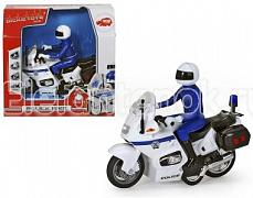 DICKIE игрушка Полицейский мотоцикл на фрикционном ходу 1\12 Цвет не выбран