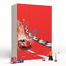 ABC-KING Formula шкаф 3-х дверный Красный