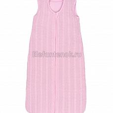 Jollein Зимний вязаный спальный мешок 016-510-64896  70 см, цвет светло-розовый