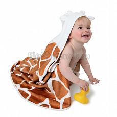 CuddleDry Накидка с капюшоном для малышей   сафари