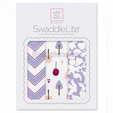 SwaddleDesigns Набор пеленок SwaddleLite Lavender Lite