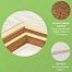 Plitex Bamboo Nature кокос+латекс (120х60х11см)