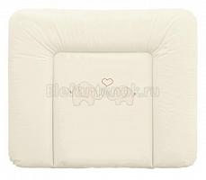 Ceba Baby Матрац пеленальный 70*85 см мягкий на комод Elephants creamy W-134-057-171