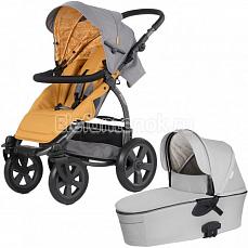 X-Lander X-A (XA) 2 в 1 Sunny Orange + люлька Morning Grey
