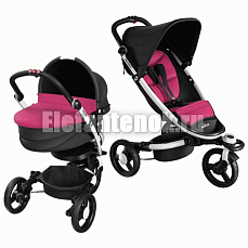 Recaro BabyZen 3 в 1 Pink/Grey светлая рама (двусторонняя обивка)