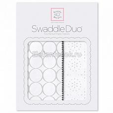 SwaddleDesigns Набор пеленок Swaddle Duo ST Mod C/Sparklers