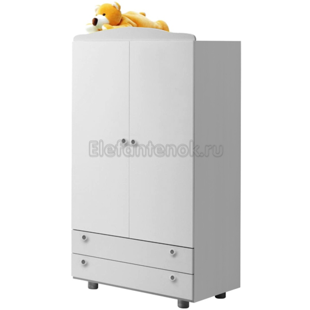 Baby italia wardrobe standart шкаф двустворчатый в интернет-.