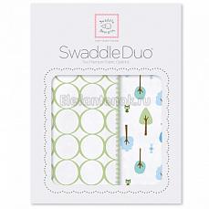 SwaddleDesigns Набор пеленок Swaddle Duo KW Cute & Wild